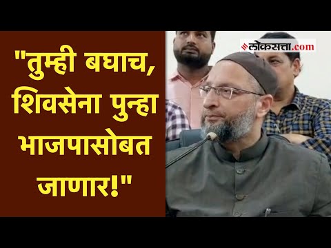 धर्मनिरपेक्षतेवरून ओवैसींचा महाविकासआघाडीवर निशाणा