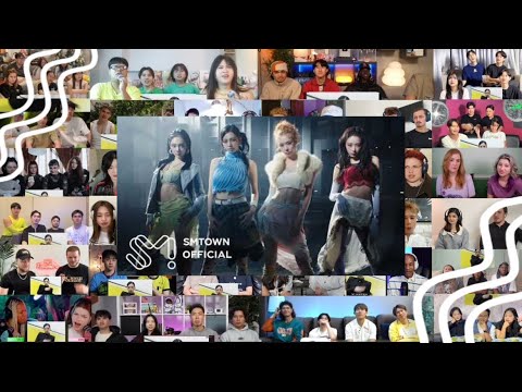 aespa 에스파 'LEMONADE' MV REACTION MASHUP