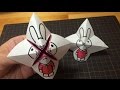 【簡単】ミッフィーの折り紙の作り方How to make Origami Miffy종이 접기
