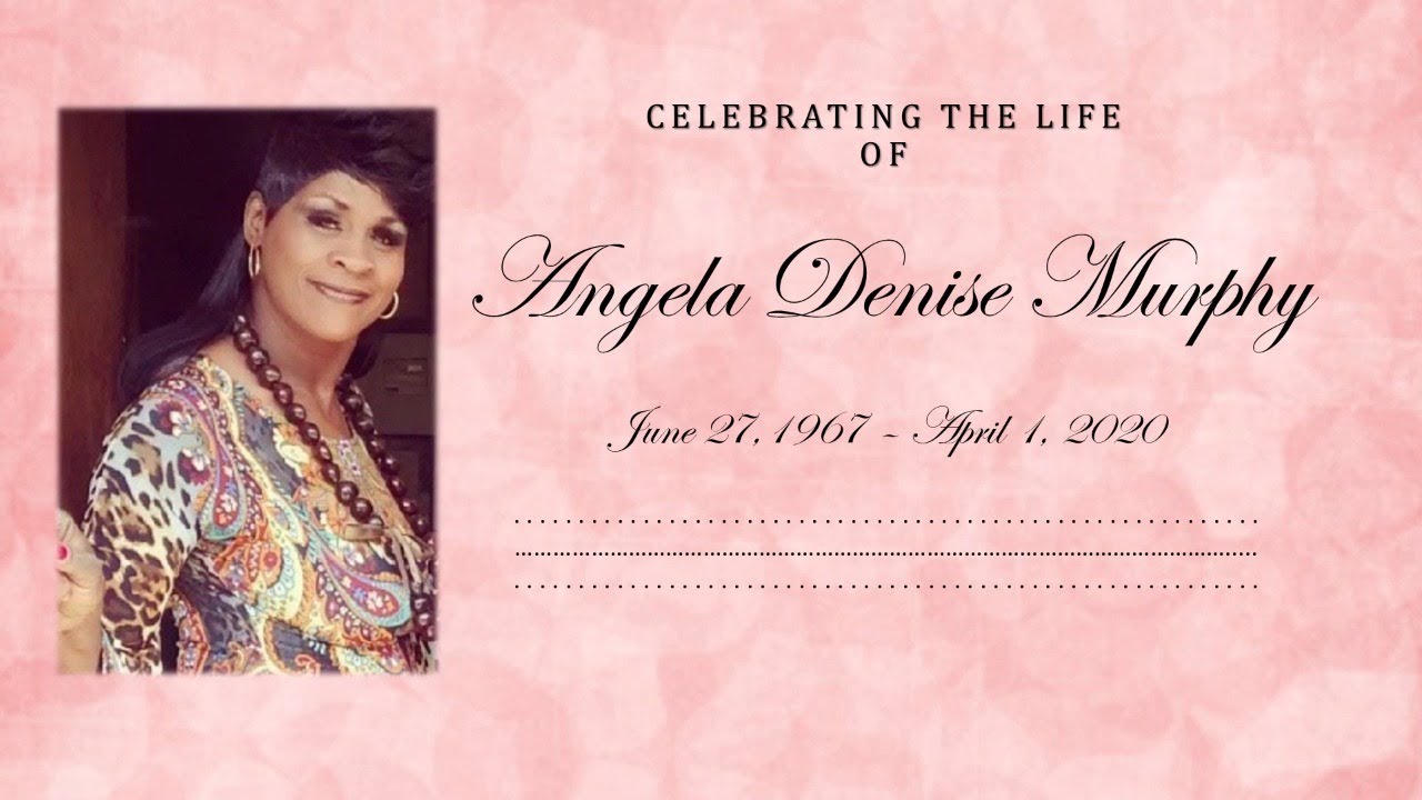 Angela Murphy Funeral Service - YouTube