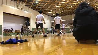 20200211 小樽地区冬季大会 男子複3部準決勝2ゲーム目