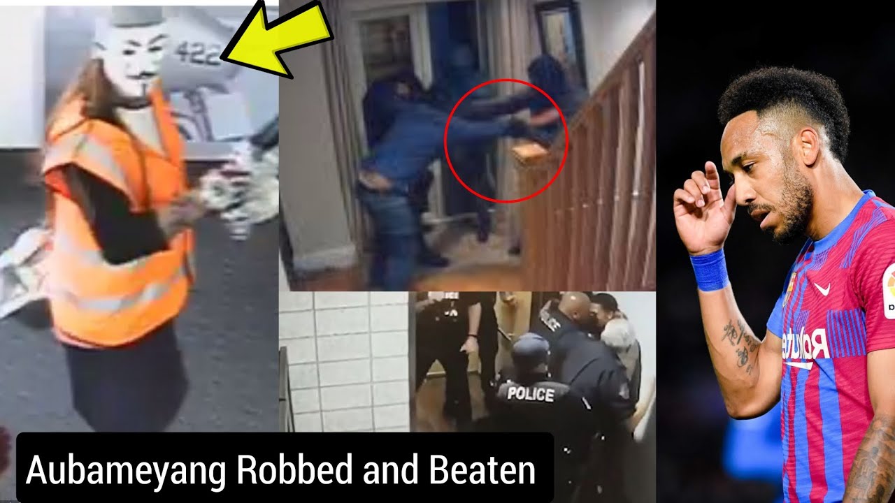Aubameyang robbed and bëat3n by Barcelona thieves after match, Valladolid, Barca news today