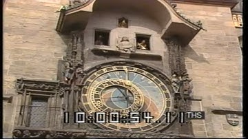 1990s Prague |  Prague astronomical clock |  Prague State Opera house | Wish you were here ? | 1990
