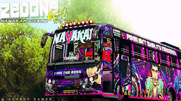 New NAYAKAN ZEDONE BS4 MOD For Bus Simulator Indonesia |New Bus Mod For Bussid #bussidmod