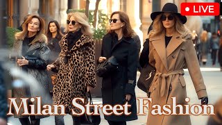 Winter Street Fashion And Luxury Shopping In Milan Explore The Most Beautiful Outfits Of Italians