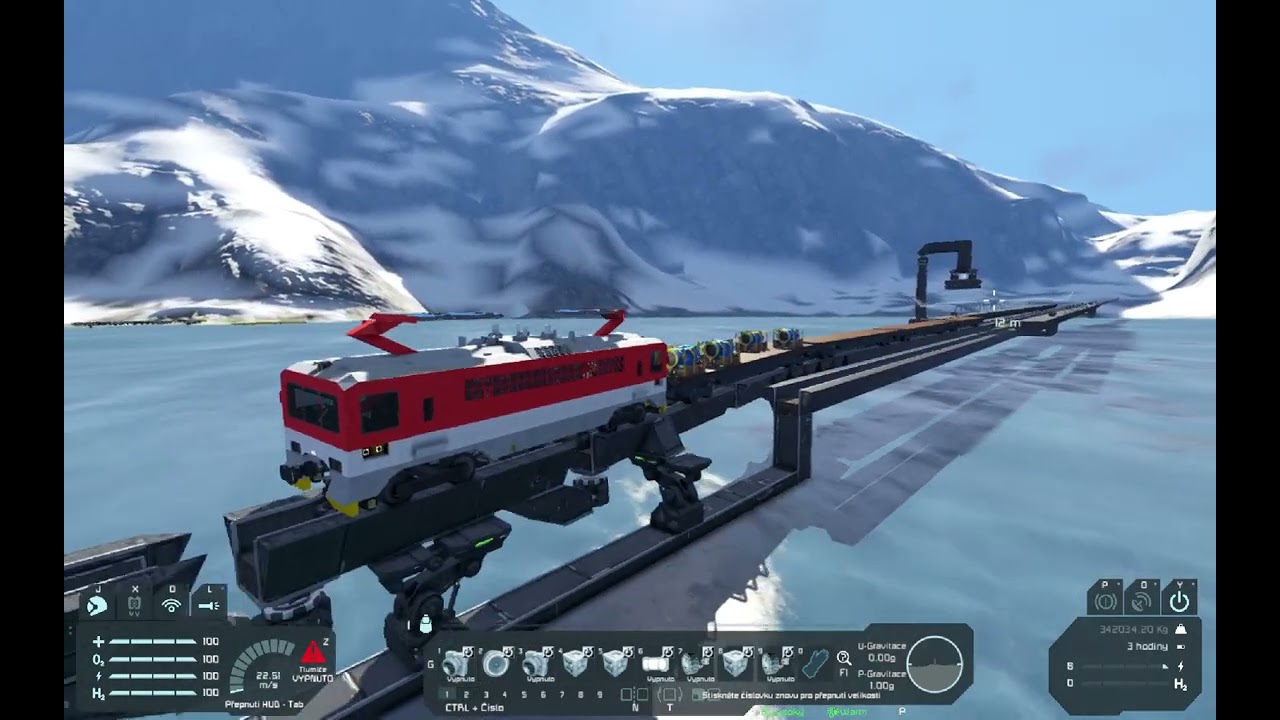 Space Engineers Rail 2022 Cargo train YouTube