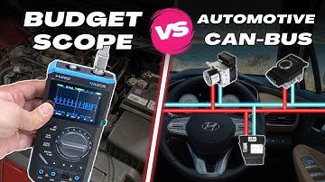 CAN-BUS Diagnosis with a BUDGET Oscilloscope | CAN BUS Waveform Analysis #canbus #oscilloscope