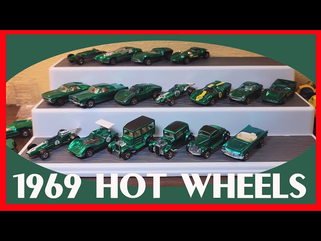 1969 Hot Wheels All in the COLOR GREEN - Redlines Rock