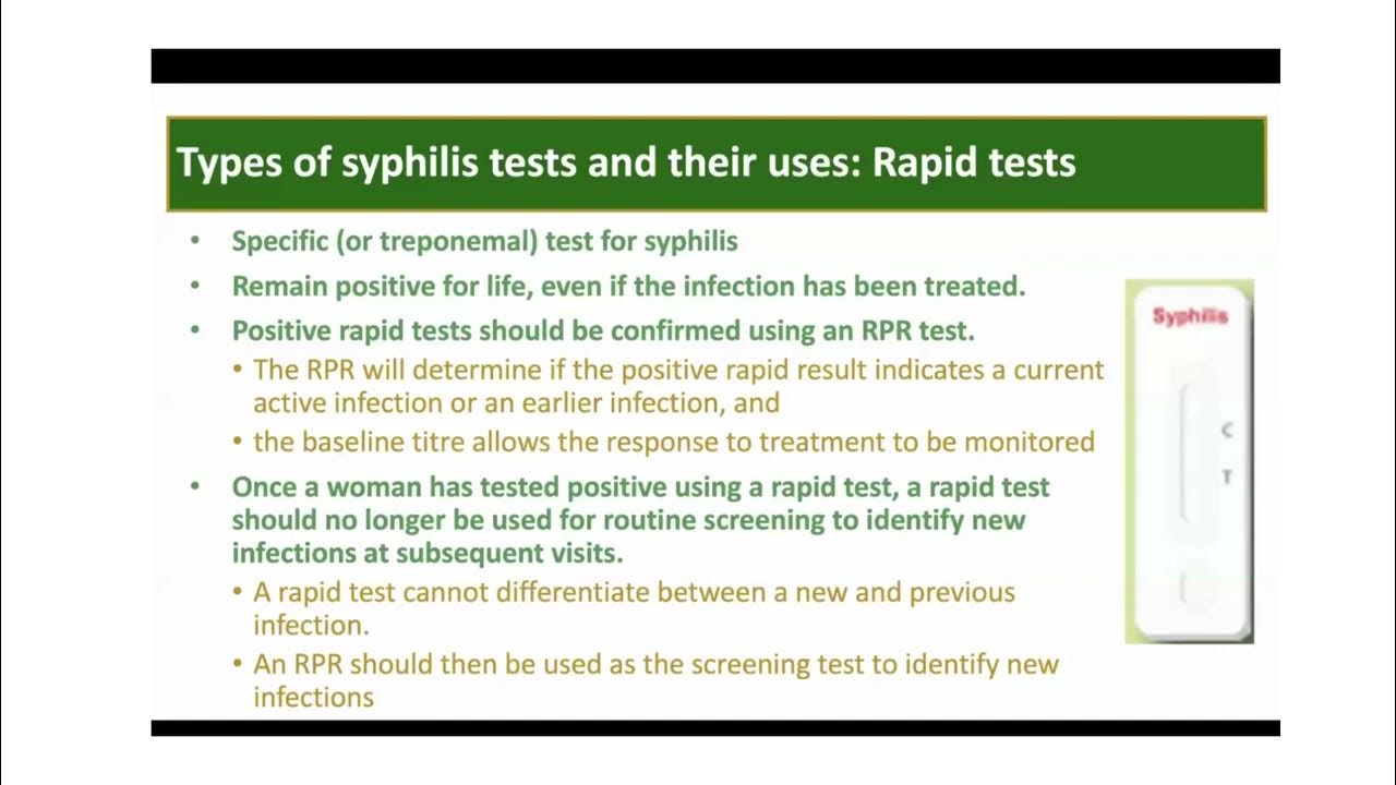 Different Types Of Syphilis Tests