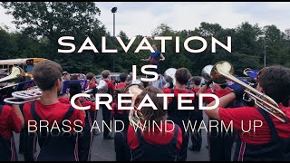 Awesome Brass and Wind Warm Up - &quot;Salvation is Created &quot;- Oak Mountain High School Band  9-17-2021