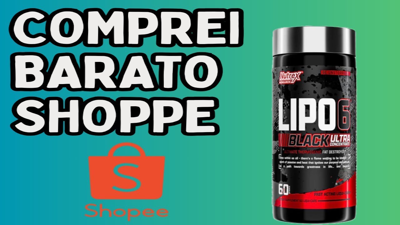 Novo Lipo 6 Black UC 60 Caps - Importado e Original Paguei barato demais Ser que presta Ol