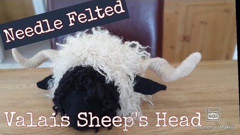 Needle Felting Tutorial | Needle Felting Animals | Valais Blacknose | Cutest Sheep In The World