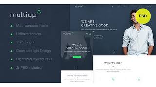 Multiup Multi-Purpose Business Psd Themeforest Website Templates And Themes