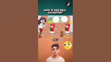 Who is her real daughter? #riddle #riddleoftheday #quiz #shortsquiz #quiztime #enigma