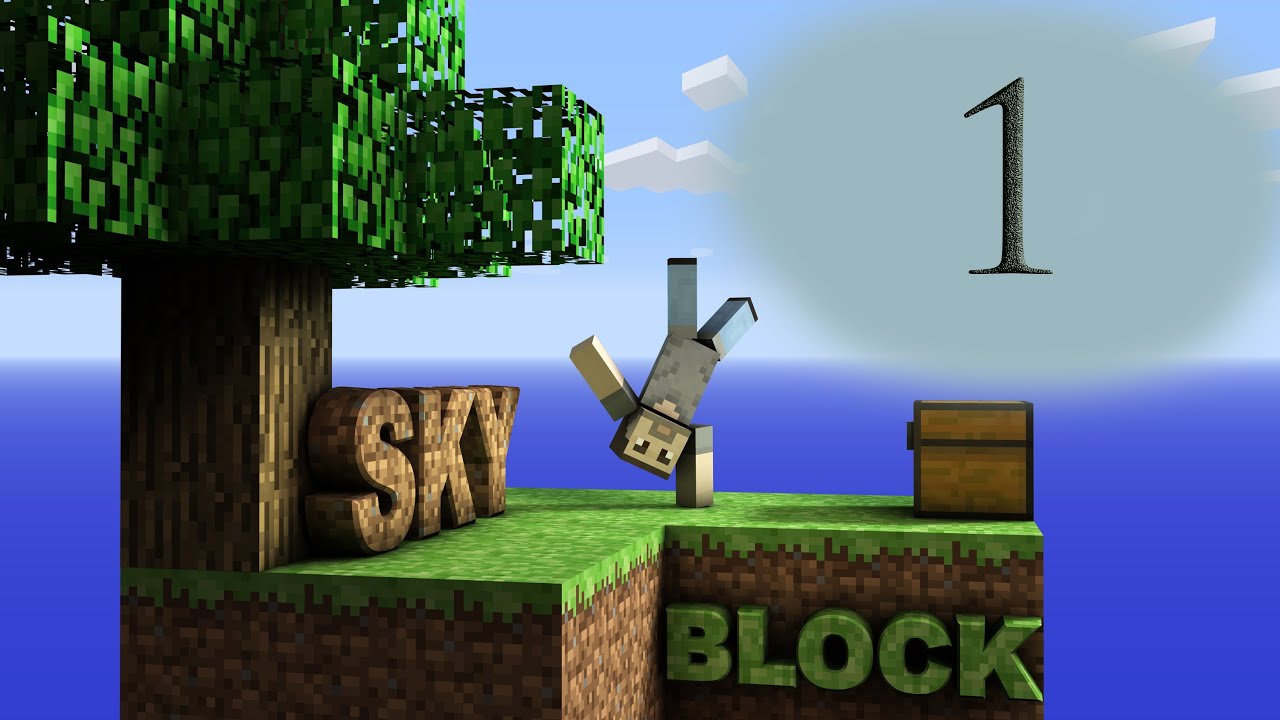 Блокмен го скай блок дома