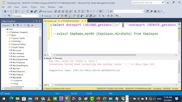 شرح دوال التاريخ والوقت في SQL Server 2022