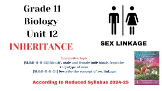 Biology grade 11|Unit 12| Inheritance Lecture 6 sex linkage Summative topic | gene link | nbf book