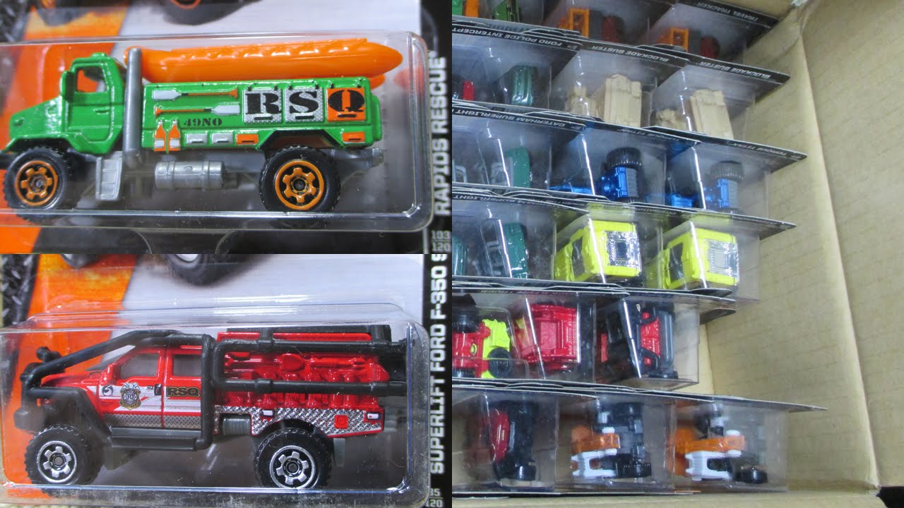 2014 L Case Matchbox Unboxing With New Rapids Rescue - YouTube