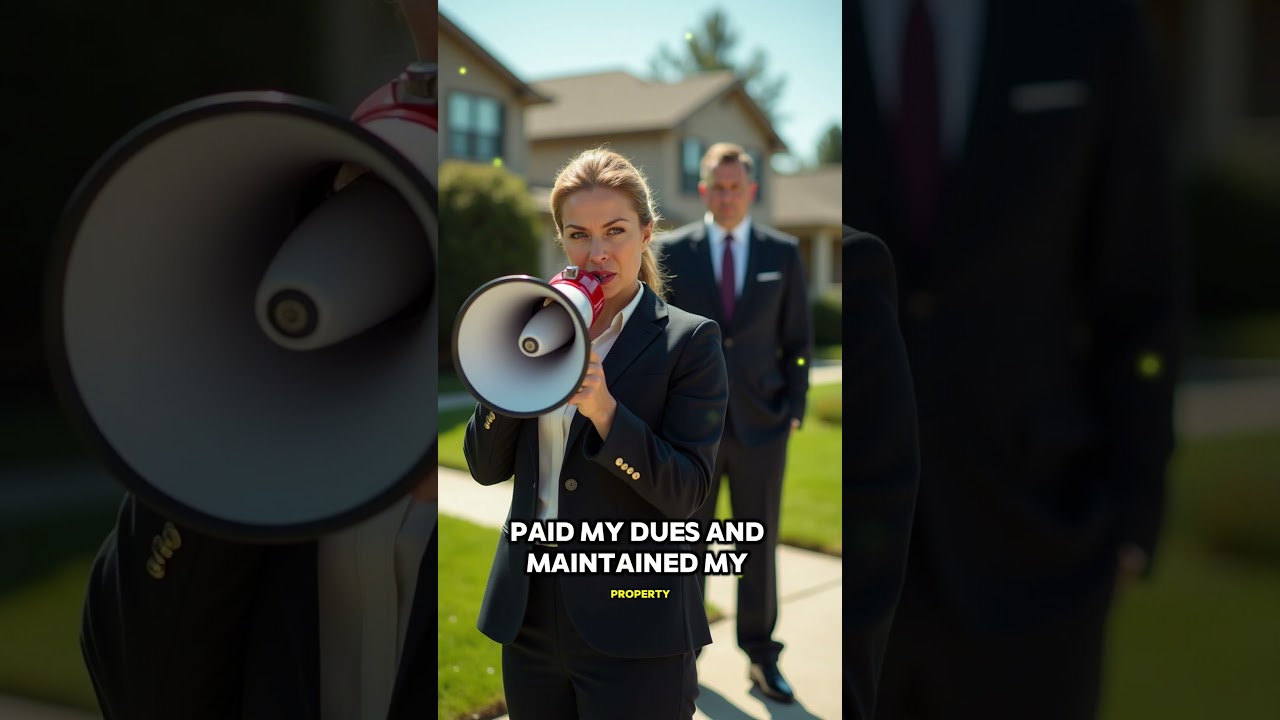 HOA Karen Demanded I Leave — My Secret Service Stepped In!