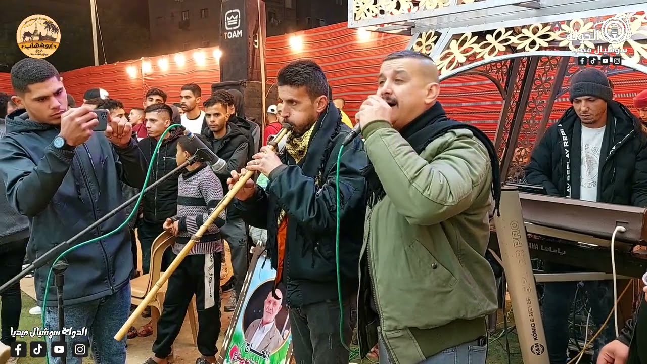 أقوى شوط دبكة يرغول في بداية السامر فرحة بسام ابوملوح يحيى السامر فرقة رواسي غزة ونخبة من البديعة