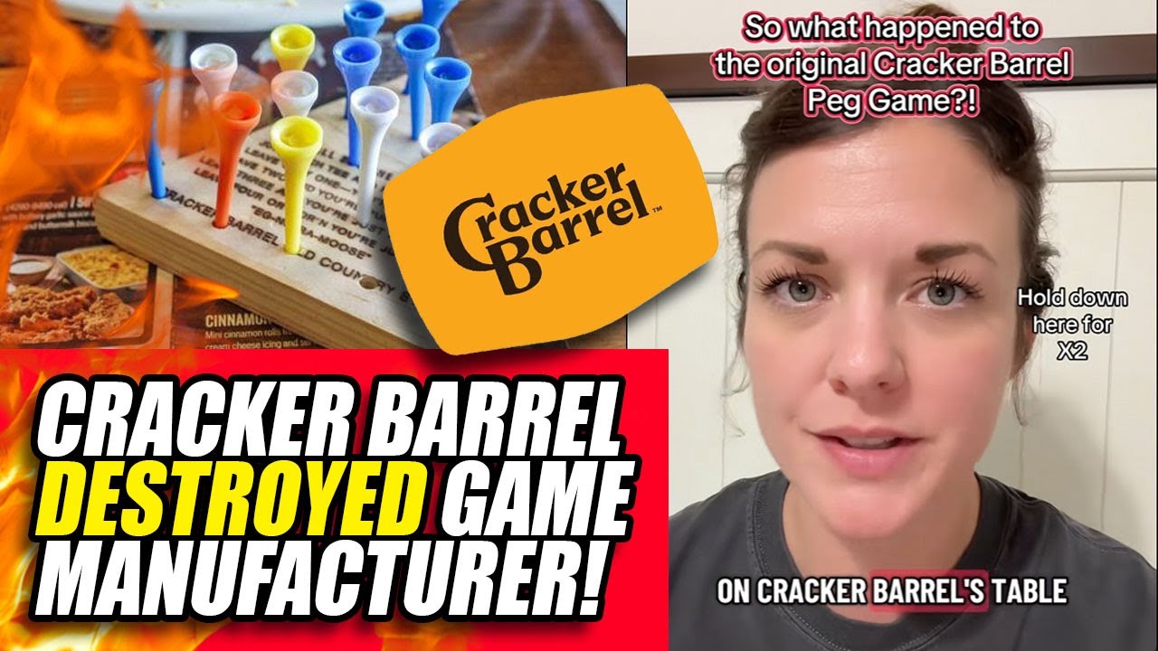 Cracker Barrel CEO DESTROYED Peg Game Maker to Outsource Games to CHINA?! | Clownfish TV
