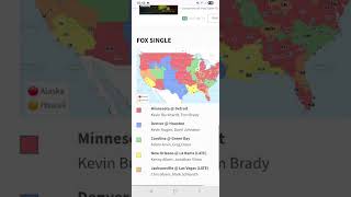 Week 9 NFL TV Map Released CBS Early & Late & Fox Single