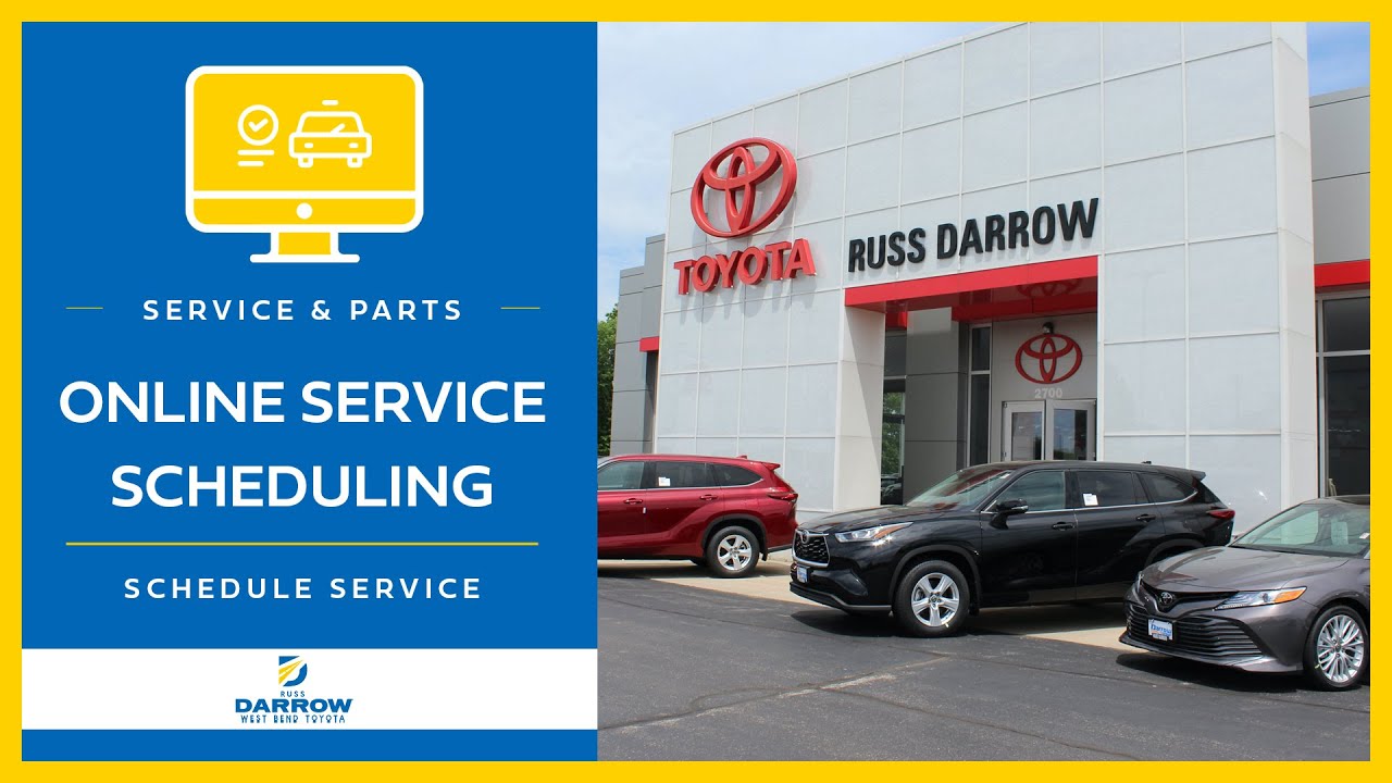 Toyota Online Scheduling West Bend, WI // Russ Darrow Toyota Service