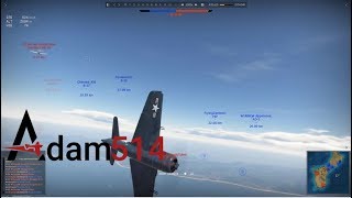 War Thunder F8F-1B Bearcat Gameplay Reversals