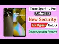 Tecno Spark 10 Pro Frp Bypass 2026 | Share Article Not Working Android 14 | Without PC | New Method