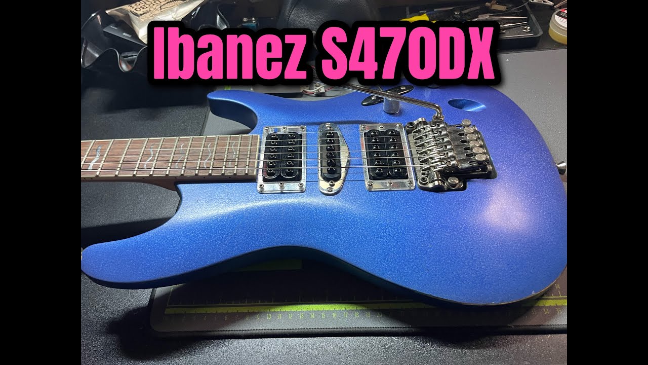 Ibanez s470dx - YouTube