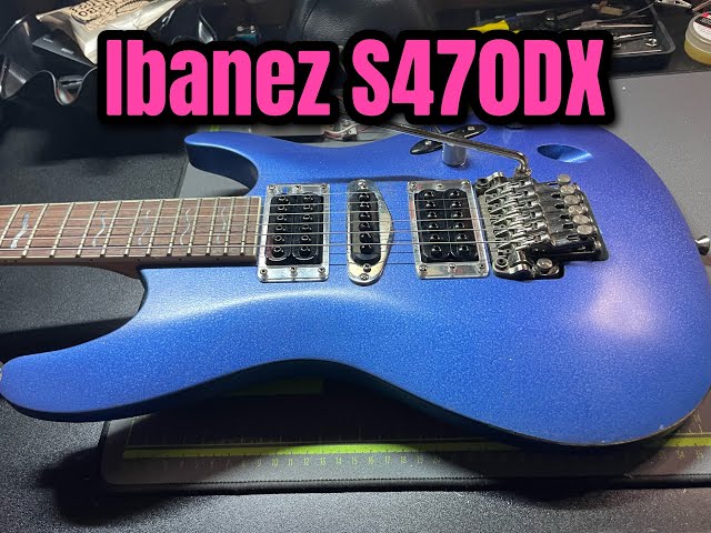 Ibanez s470dx - YouTube