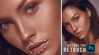 Create Retouching Actions - Frequency Separation ( Photoshop )