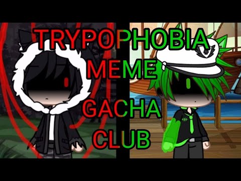 Trypophobia meme (gacha club) (flashing lights)