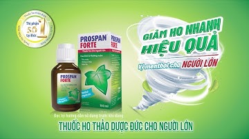 PROSPAN FORTE - THUỐC HO THẢO DƯỢC DÀNH CHO NGƯỜI LỚN - THỊ PHẦN SỐ 1 TẠI ĐỨC