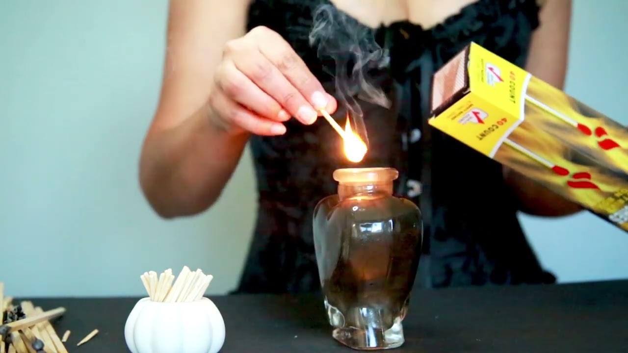 [ASMR] Lighting Matches Into a Jar | Valentines Special ASMR