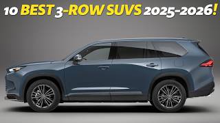10 Best 3-ROW 7-SEATER SUVs for Families in 2025-2026