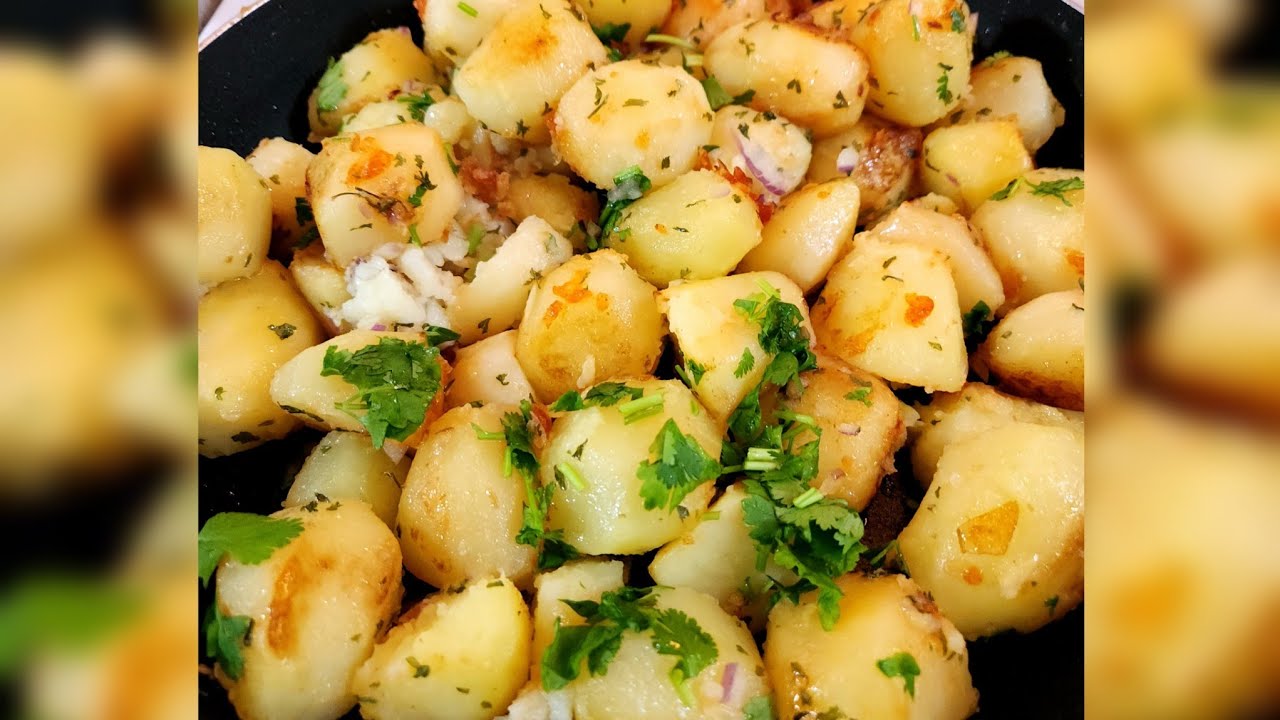 Easy Crunchy fried Irish Potatoes for break fast dinner breakfast