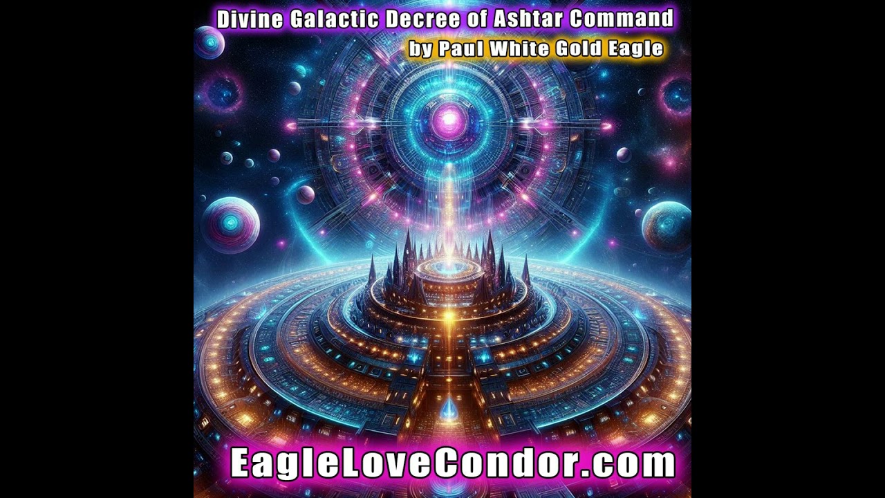 Divine Galactic Decree of Ashtar Command with Paul White Gold Eagle 