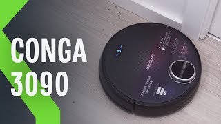 Conga 3090 Review: navegación láser y fregado para este ROBOT ASPIRADOR -  YouTube