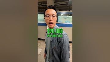 Working On The Subway For A Day w/@Qiubenjamin  #shorts #nyc