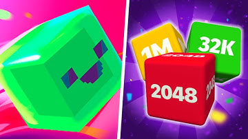Slime Rush 3D vs Chain Block - Max Level Gameplay (Part 1) 123456789