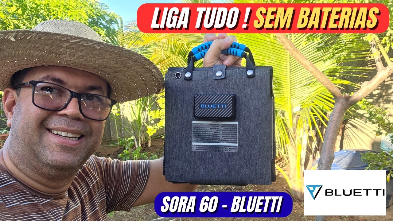 SORA 60 BLUETTI - SUPER EFFICIENCY in this Solar Panel with