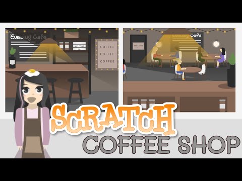 How to Make a Basic Coffee Shop Café Game on Scratch Tutorial