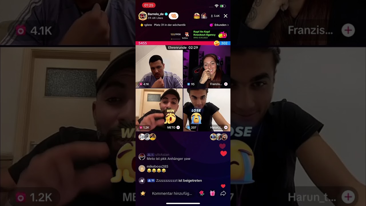 Throwback Barello Harun Fitna‘s - TikTok Live 12.23