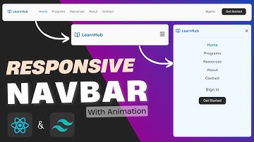 How to build a Responsive Navbar using ReactJs and Tailwind CSS for beginners
