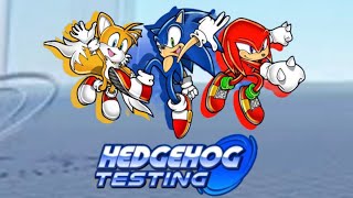 PLAYING EVERY SINGLE SONIC CHARACTER IN HEDGEHOG TESTING!💙💛❤️