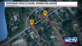 Three-day road closure expected for a part of Remington Avenue