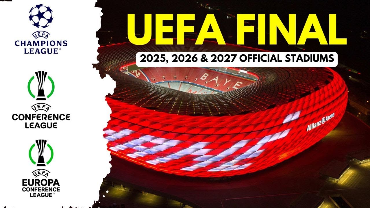 Official UEFA Final Stadiums 2025, 2026 & 2027 REVEALED!