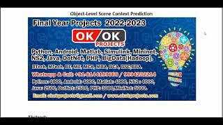 Object Level Scene Context Prediction