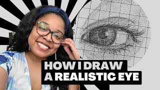 Talk Through: Draw a realistic eye using the grid method